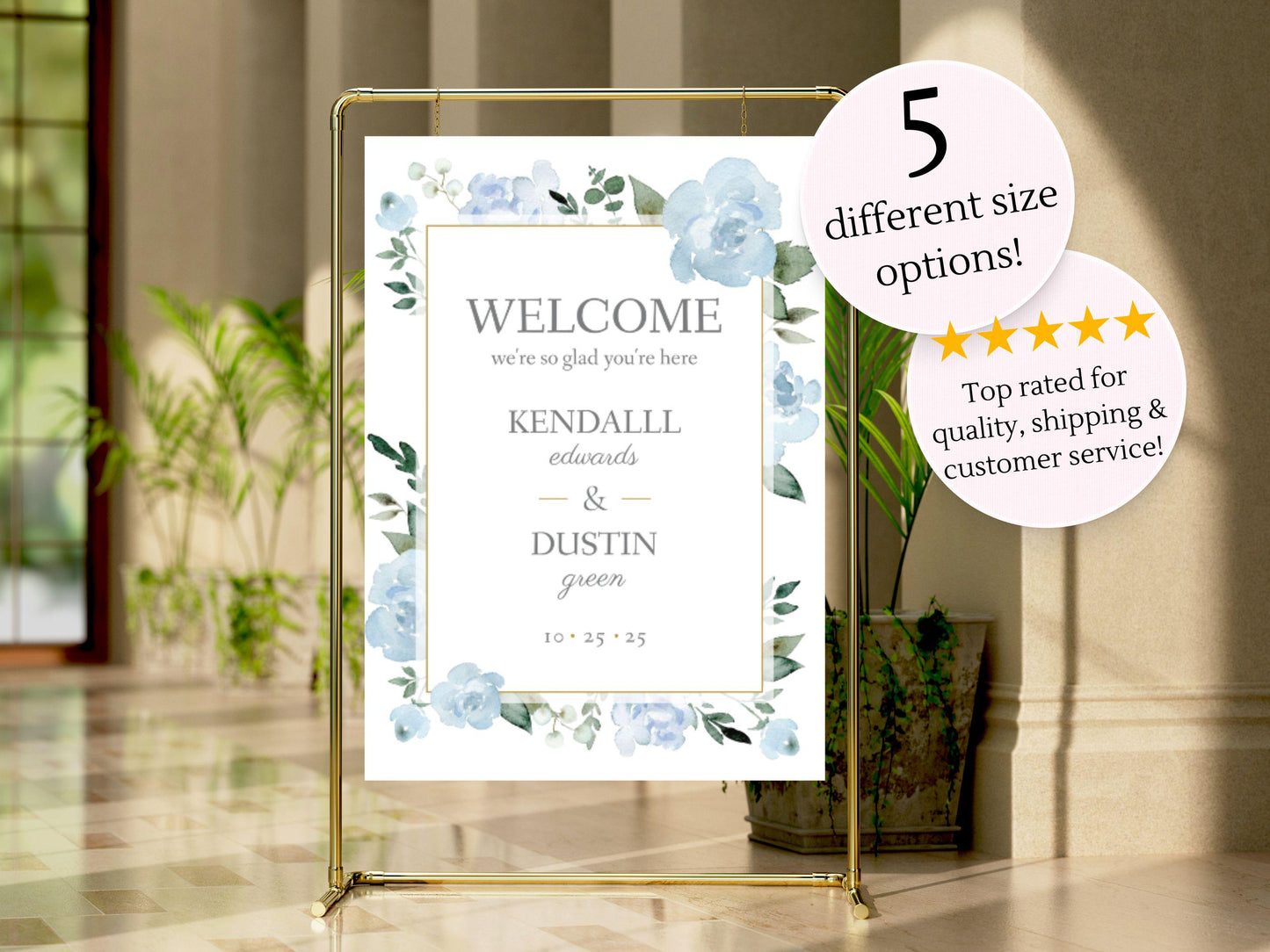 Wedding Sign, Wedding Welcome Sign, Welcome Wedding Foam Board, Wedding Decor, Wedding Signage