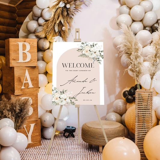 Baby Shower Welcome Sign, Gender Neutral Baby Shower Welcome Board