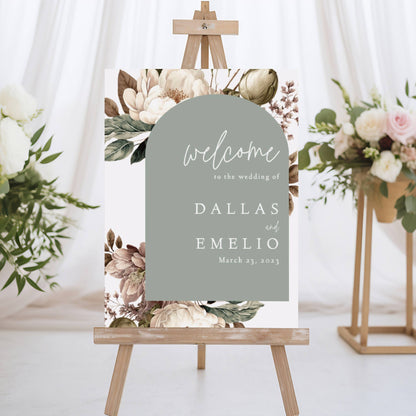 Wedding Sign, Wedding Welcome Sign, Welcome Wedding Foam Board, Wedding Decor, Wedding Signage