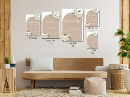Baby Shower Welcome Sign, Gender Neutral Baby Shower Welcome Board, Printed Gender Neutral Party Foam Board