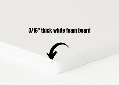 Printed Bar Menu Minimalist Foam Board, Printed Bar Menu, Modern Drink Menu, Custom Bar Sign, Signature Drinks Party Sign, Wedding Bar